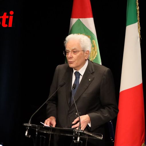 Il presidente Mattarella al Teatro Alfieri di Asti