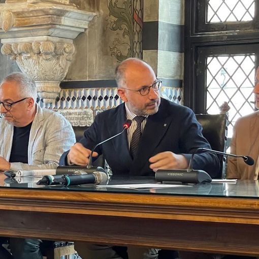 Un'immagine del convegno oggi a Genova
