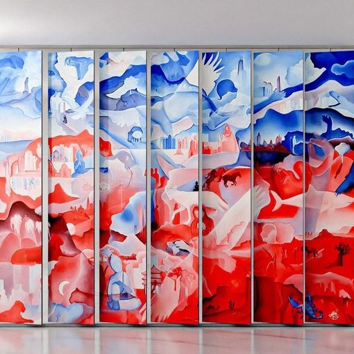 Alcune delle opere in esposizione