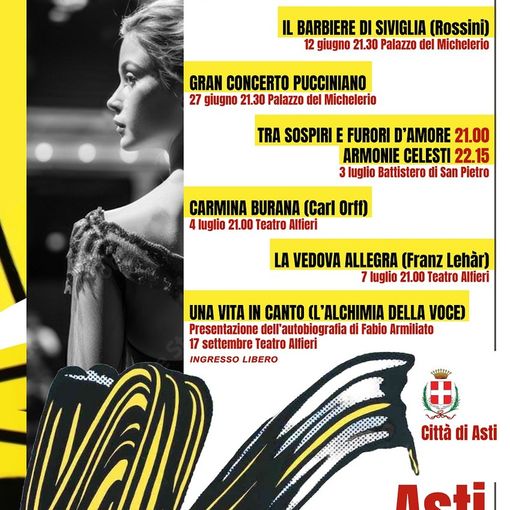 Questa sera continua Asti Lirica. tra sospiri d'amore con il Coro polifonico e le &quot;Armonie celesti&quot;