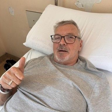 Stefano Tacconi in una foto diffusa ieri dal figlio