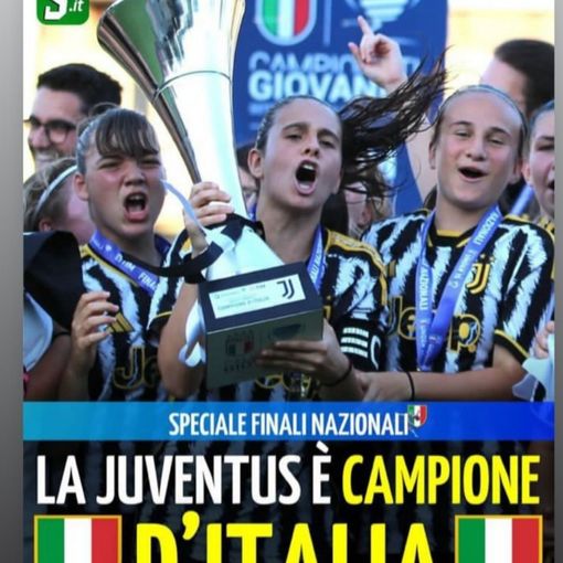 La Juventus femminile Under 15 vince lo scudetto e parla anche Astigiano