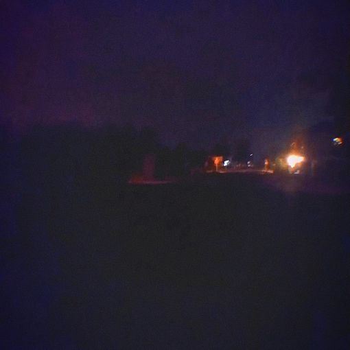 Immagine scattata per rimarcare la mancanza di illuminazione