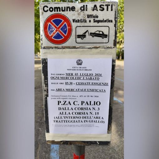 Asti: come verranno gestiti gli abbonamenti parcheggio nei giorni di mercato?