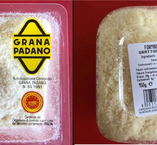 Conad richiama precauzionalmente alcuni lotti di Grana Padano DOP