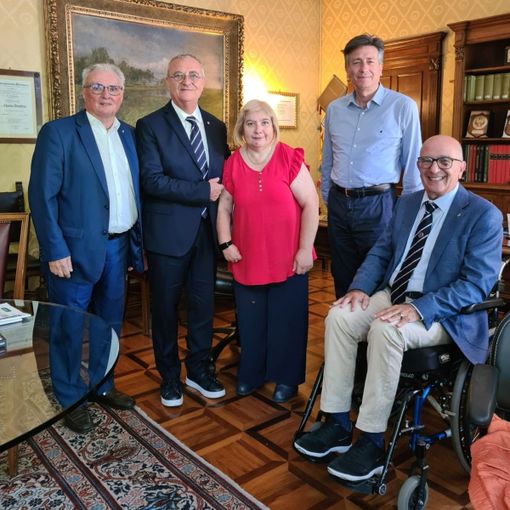 Le delegazioni di Panathlon e Pegaso ricevute dal Prefetto
