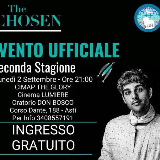 Al Lumière di Asti si presenta la seconda stagione di The chosen, la prima serie dedicata a Gesù