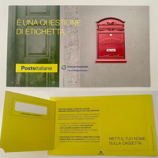 Poste Italiane lancia anche nell'Astigiano &quot;Etichetta la Cassetta&quot;