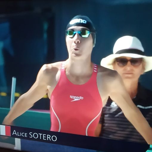 Alice Sotero a Parigi 2024 (le immagini sono tratte da Discovery plus)
