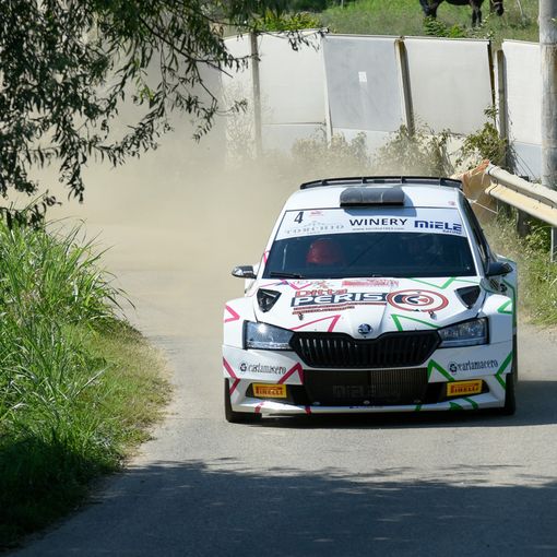 Rally Colli del Monferrato e del Moscato – Città di Asti:  Loris Ronzano in testa a metà gara