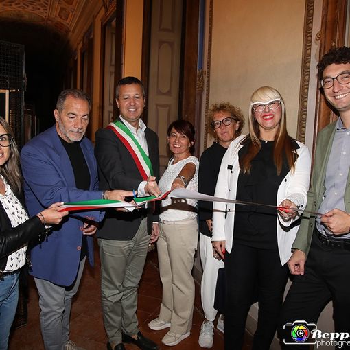 Alcune immagini dell'inauguarazione della mostra dedicata a San Francesco (Ph Beppe Sacchetto)