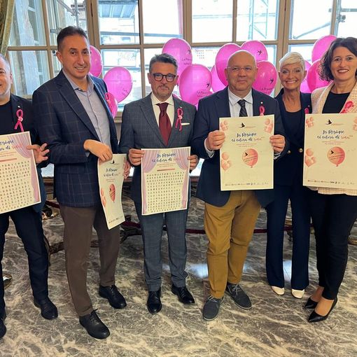 Presentazione in Consiglio regionale per la campagna 'La Regione si colora di rosa'