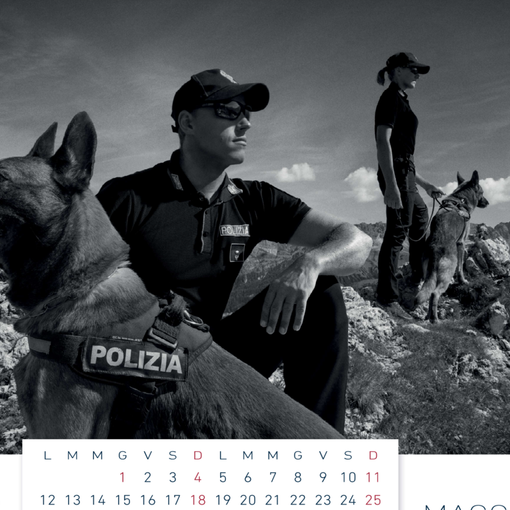 Obiettivo sulla sicurezza: il calendario 2025 della Polizia di Stato svela l'anima del corpo
