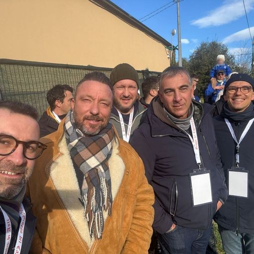 Il gruppo del Capitano al Palio di Buti