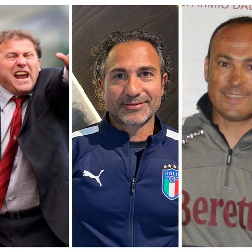 Nel collage fotografico, da sinistra a destra: Camolese, Cascino, Asta