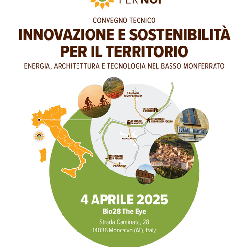 Moncalvo ospiterà un Convegno di Ingegneri e Mecobat su innovazione e sostenibilità