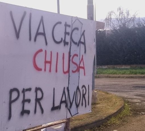 Prorogata fino all'11 aprile la chiusura di via Ceca per i lavori di ampliamento