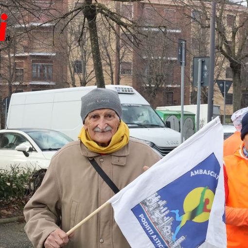 Aldo Marello alla sgambata di Capodanno (MerfePhoto)