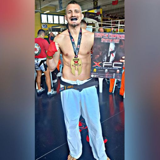 Oro europeo per Fabiano Baldi (Fight Team School) nel karate kumite combat