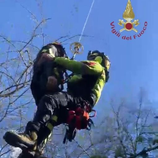 Salvata dai vigili del fuoco una 74enne bloccata nei boschi di Tonengo Salvata dai vigili del fuoco una 74enne bloccata nei boschi di Tonengo