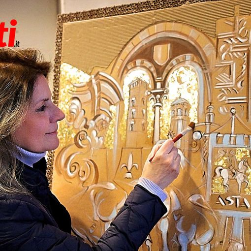 Marisa Garramone nel suo atelier (Merphefoto)