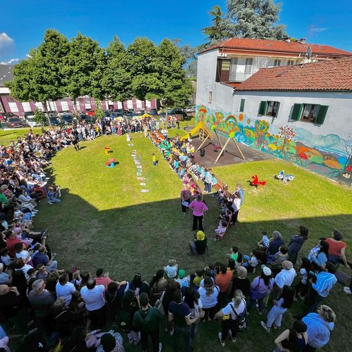 Il cortile della scuola Miroglio