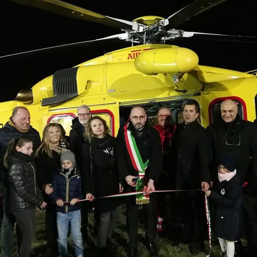 L'inaugurazione della pista nel 2018