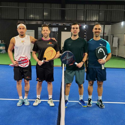 Alafleur e Vezzoso (Arena Padel Team) vs Boero e Bianco (I Puntazos), alcuni dei protagonisti del prossimo girone Gold