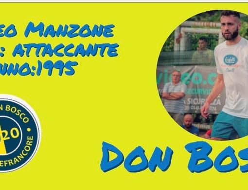 Il banner che annuncia l'arrivo dell'attaccante