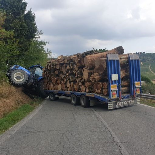 Il trattore coinvolto