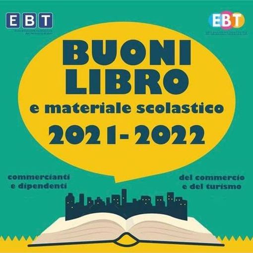 Lunedì EBT Terziario e EBT Turismo consegneranno buoni libro e materiale scolastico