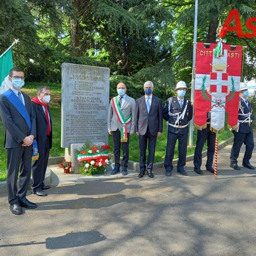 Celebrato il 25 Aprile nell'Astigiano, tra pensieri, riflessioni e letture [FOTO E VIDEO]