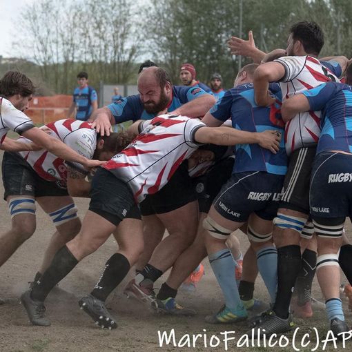 Un'immagine del match tra Monferrato Rugby e il Franciacorta