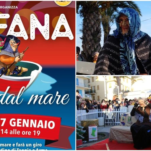 Sabato la Befana vien dal Mare ad Arma di Taggia, torna la grande festa per famiglie con un carico di novità