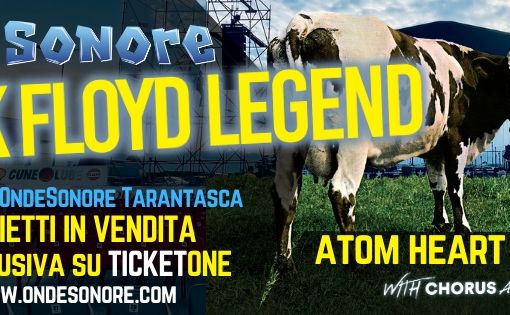 Torino, a Onde Sonore Festival in scena PINK FLOYD LEGEND plays ATOM HEART MOTHER