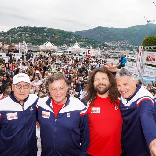 Graziani, Panatta, Castrogiovanni e  Lucchetta in una passata edizione della manifestazione (Foto Banca Generali)