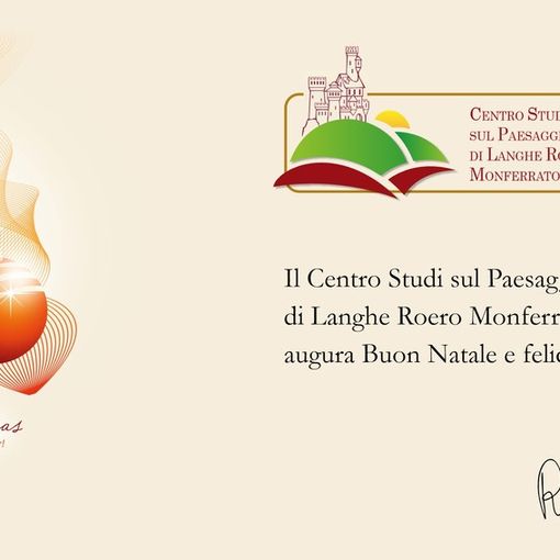 Natale 2023: gli auguri del Centro Studi per il Paesaggio Culturale di Langhe Roero Monferrato