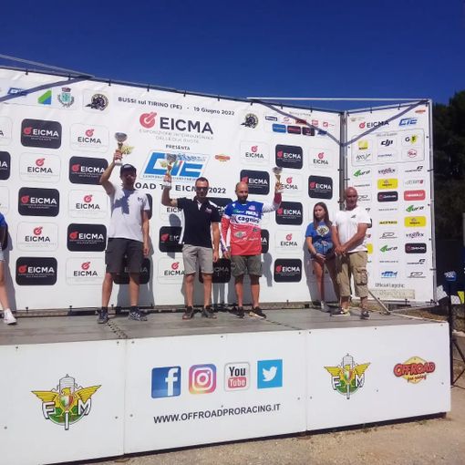 In Abruzzo dominano i colori del moto club Alfieri