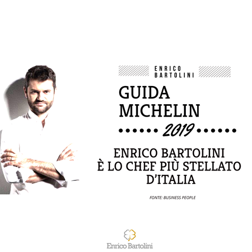 Enrico Bartolini : essere classico contemporaneo in cucina con 6 stelle Michelin