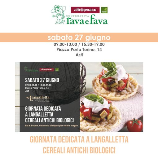 Asti, alla Rava e Fava di piazza Porta Torino una giornata dedicata a Langalletta di Santa Vittoria d'Alba