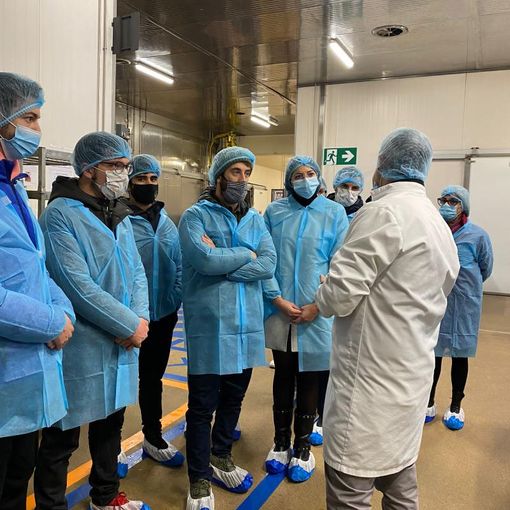Gli studenti dell’Università del Gusto di Pollenzo in visita allo stabilimento Raspini
