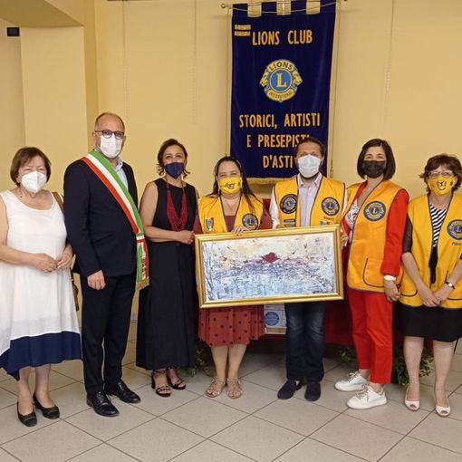 Foto di gruppo evento Lions club Storici, Artisti e Presepisti