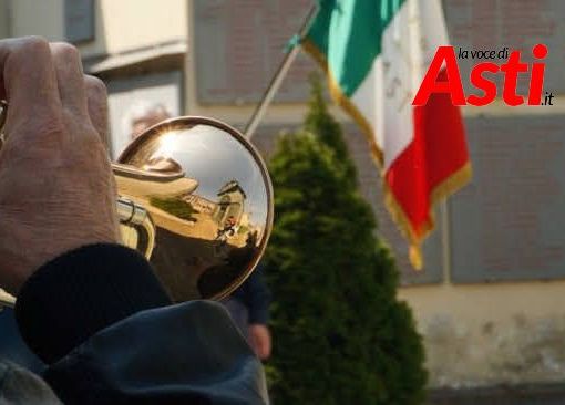 Immagine simbolica del 25 Aprile con il tricolore. Ad Asti