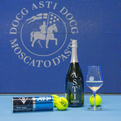 L'Asti e il Moscato d'Asti protagonisti agli Internazionali BNL d'Italia di tennis