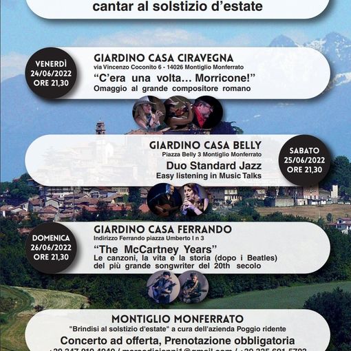 La locandina della rassegna