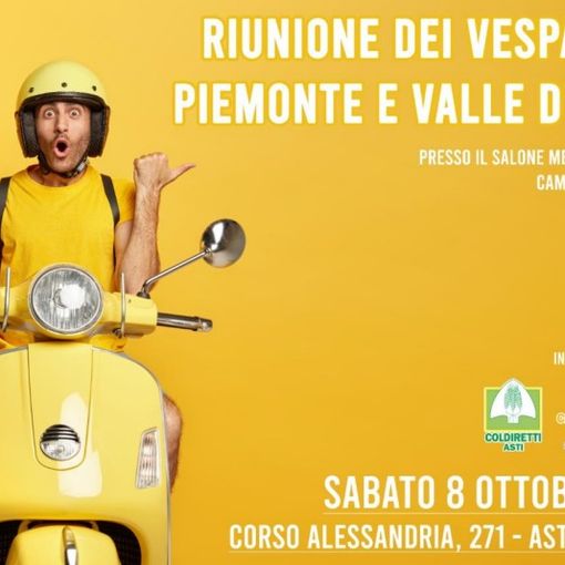 Il Mercato contadino di Campagna Amica ospita i Vespa Club di Piemonte e Valle d'Aosta