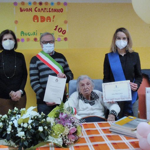 Festeggiati a Castagnole delle Lanze i 100 anni della signora Ada Pregno