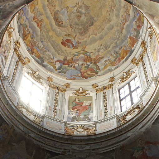 Gli affreschi della cupola di San Martino