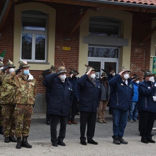 Centocinquanta alpini del primo Raggruppamento  al Polo universitario di Asti