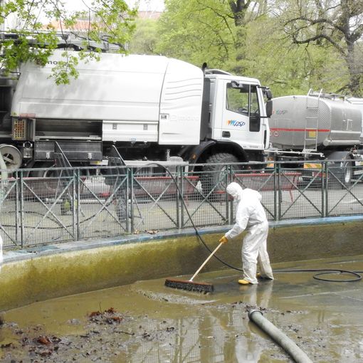 Ad Asti torna attiva la fontana del parco della Resistenza per fornire acqua al laghetto
